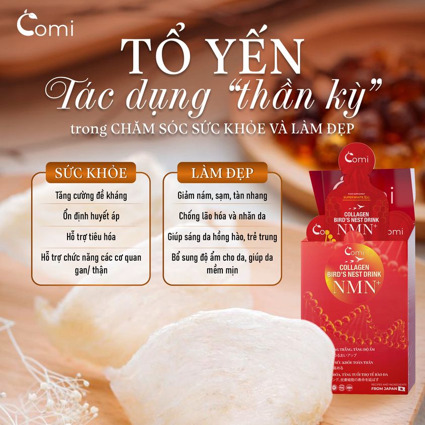 Tổ yến trong collagen comi yến nmn Tổ yến trong collagen comi yến nmn