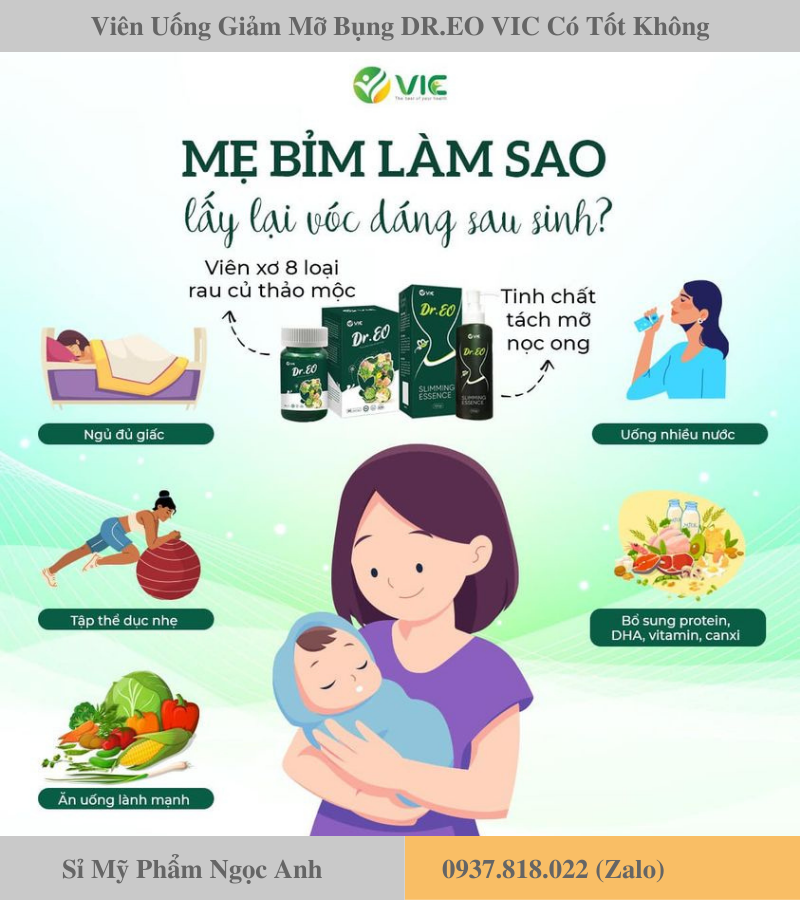Viên uống giảm mỡ bụng dr eo vic có tác dụng phụ không Viên uống giảm mỡ bụng dr eo vic có tác dụng phụ không