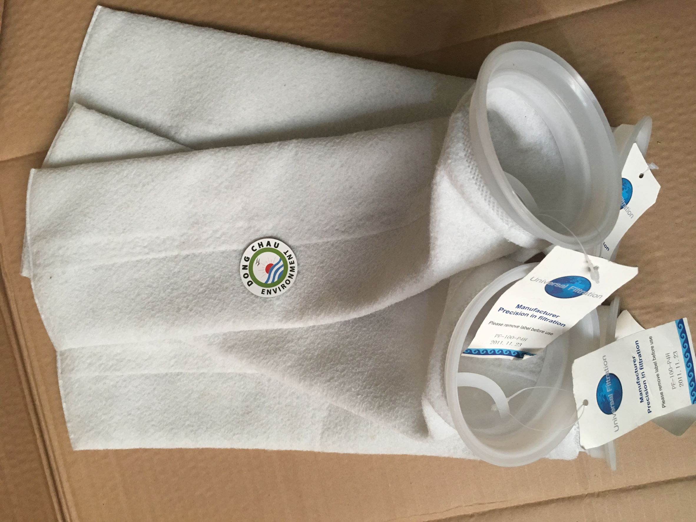 liên hệ đông châu phân phối Túi lọc PE 100 micron size 4