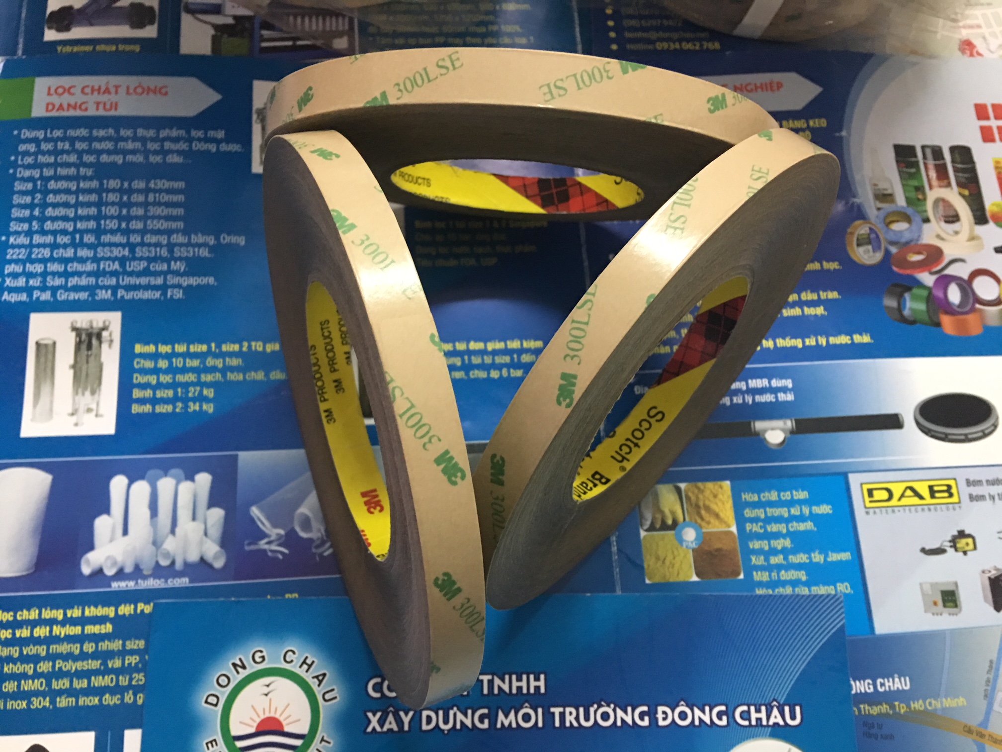 Băng keo 2 mặt 3M 93010 công nghiệp