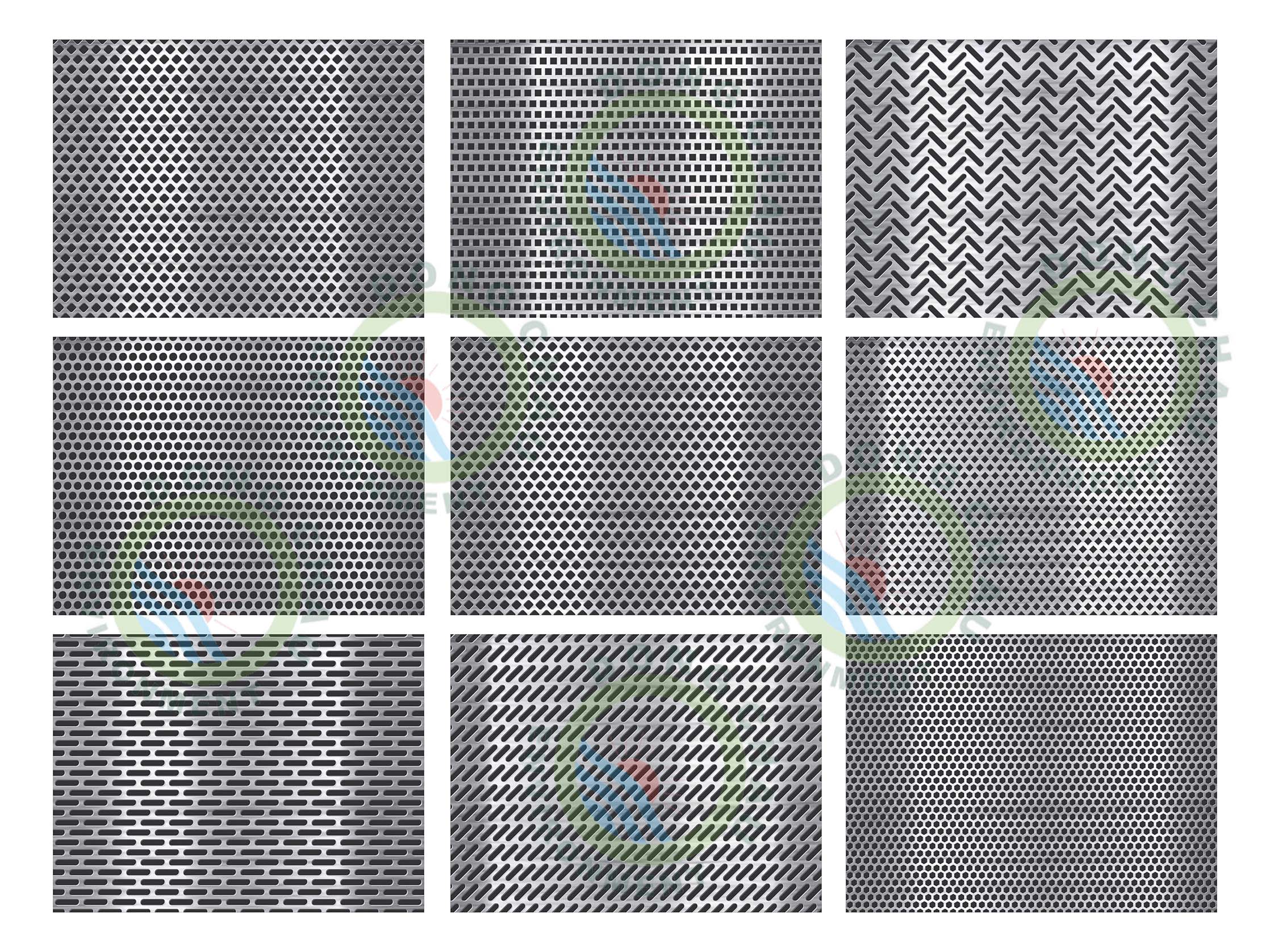 các dạng lỗ đúc trên tấm inox làm theo yêu cầu