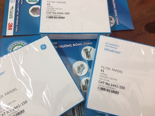 liên hệ đông châu phân phối Giấy Lọc Whatman Số 41 Code 1441-150