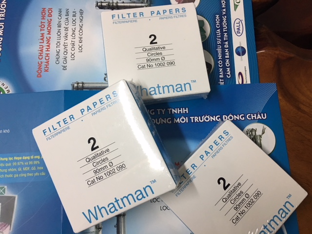 phân phối giá sỉ Giấy Lọc Cặn Thí Nghiệm Whatman Số 2 Code 1002-090