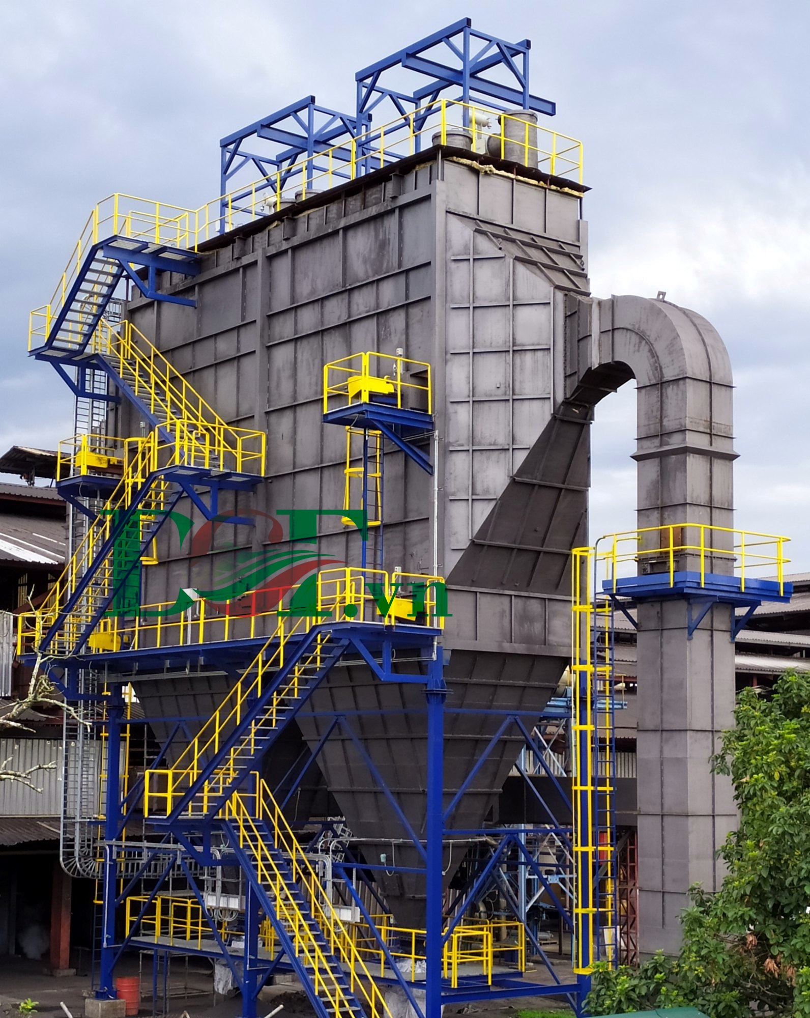 Hệ thống lọc bụi tĩnh điện do nhà máy DCF thi công