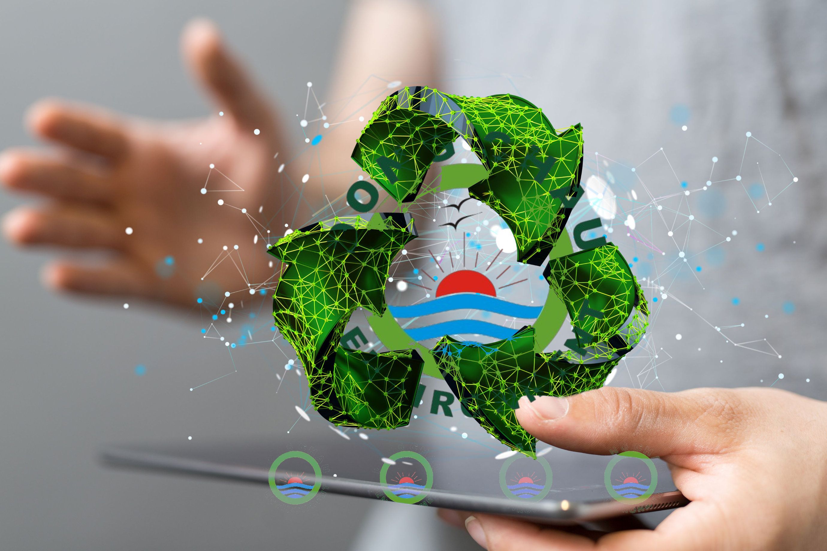 ký hiệu biểu tượng tái chế vật liệu an toàn trong đời sống