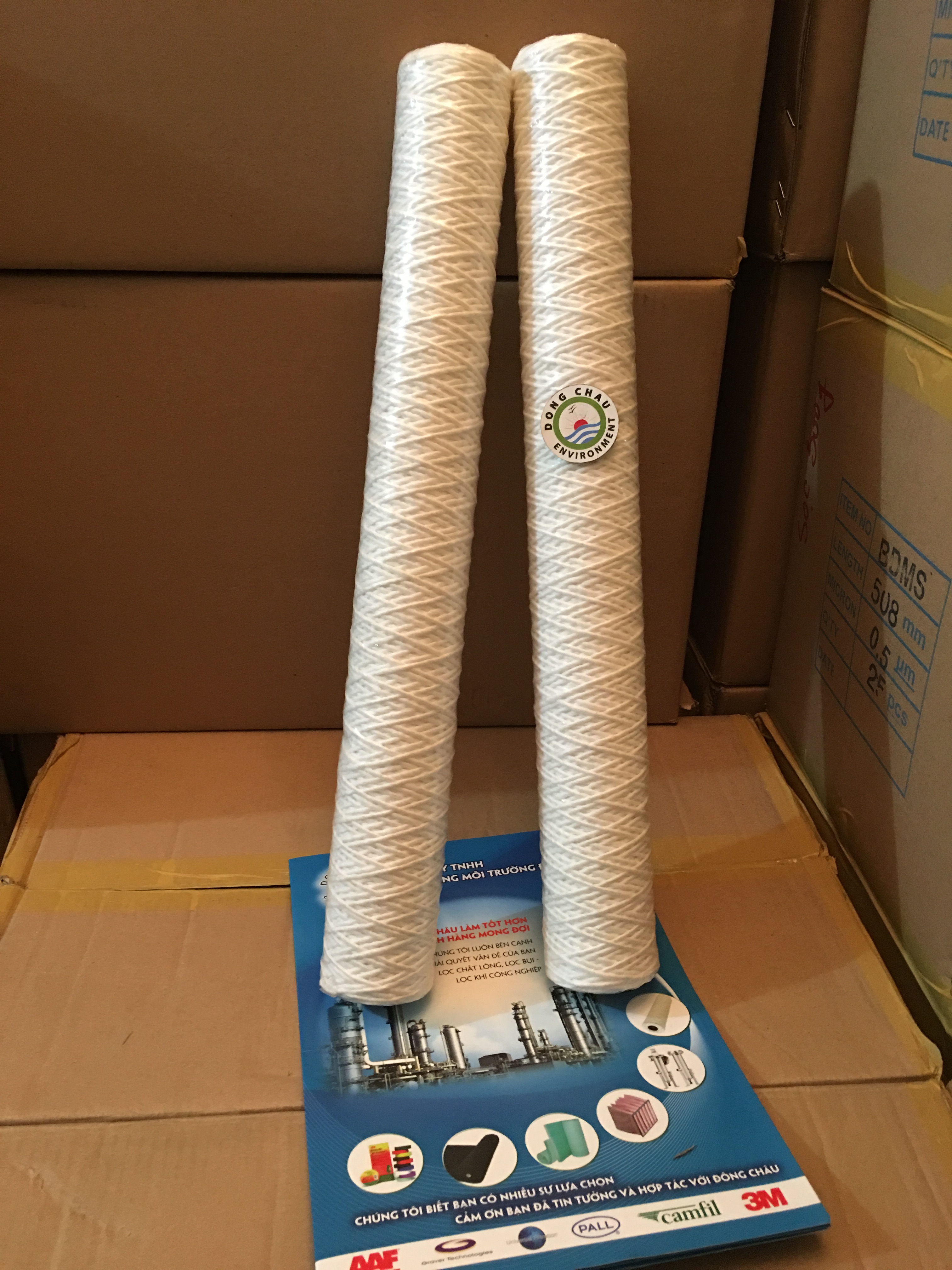 Lõi lọc sợi inox 5 micron 20 inch