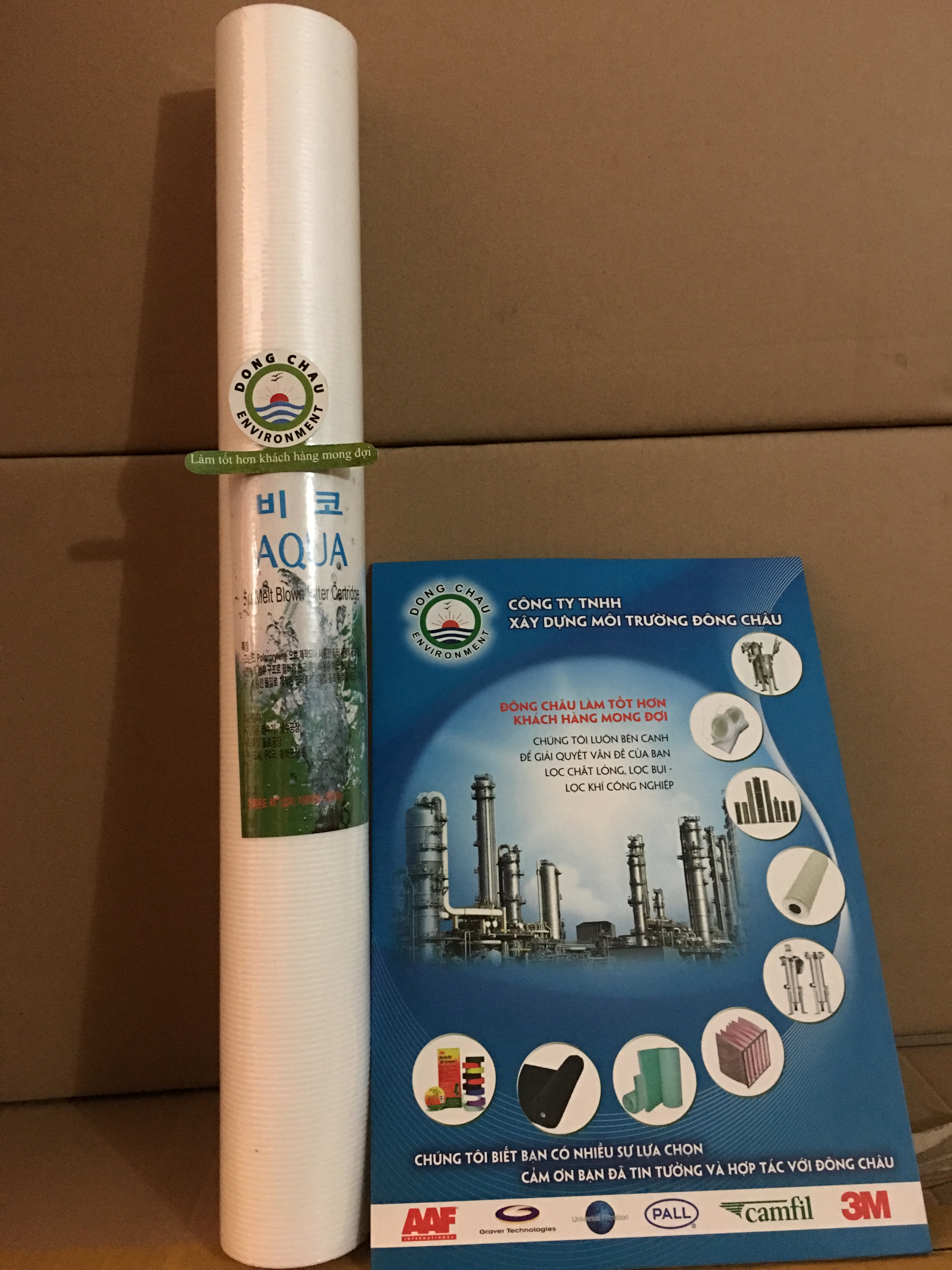 liên hệ đông châu phân phối Lõi lọc nén Aqua 5 micron 20 inch