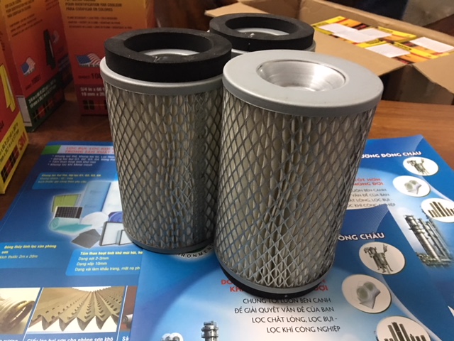 liên hệ đông châu sản xuất Phin lọc bụi giấy cellulozo, 2 mặt lưới, đáy có lỗ ti