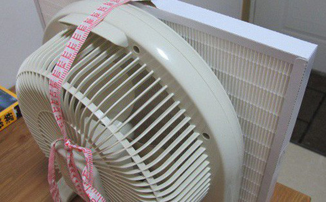Tự chế thiết bị máy lọc không khí giá siêu rẻ