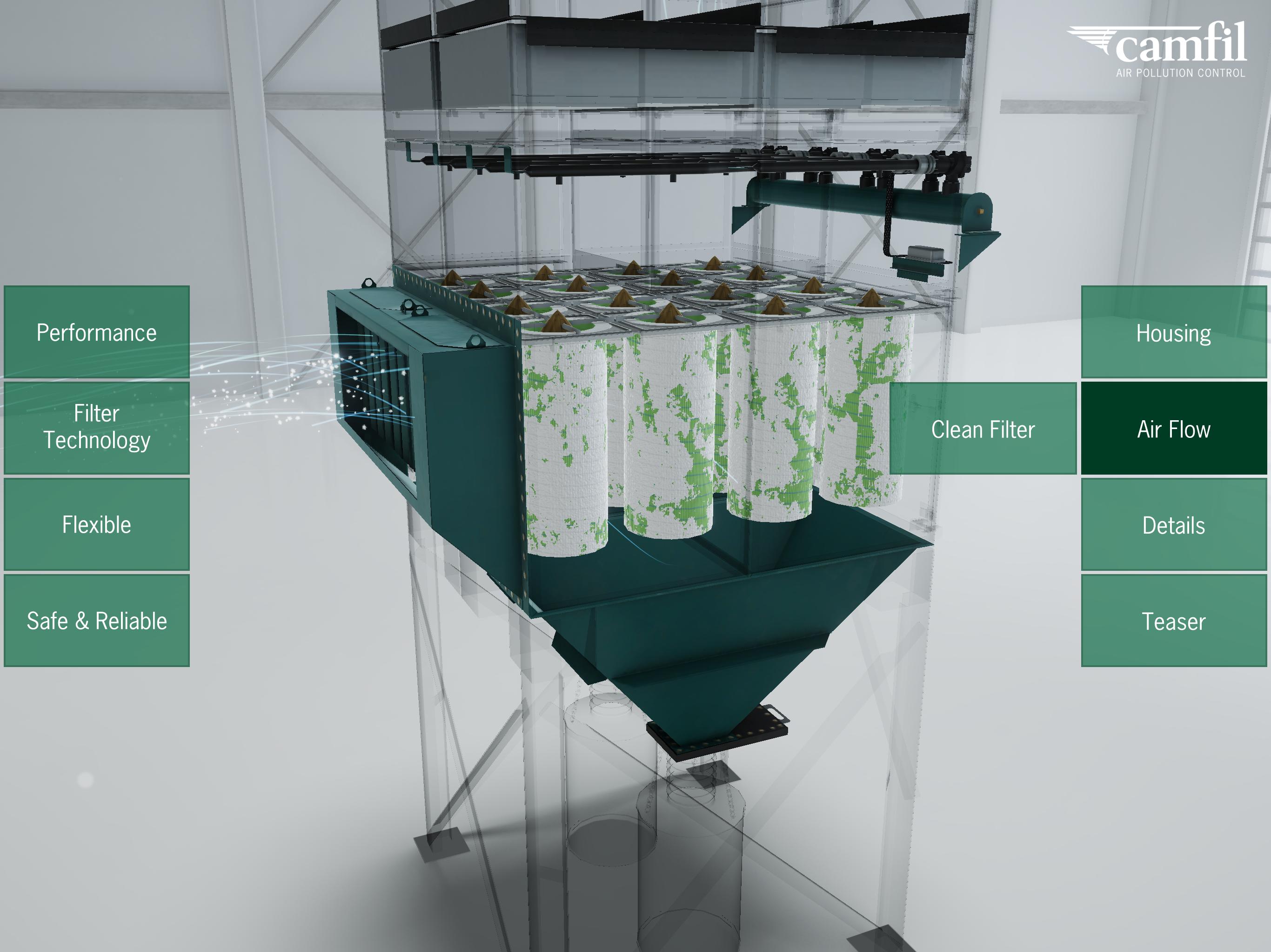 Khung lọc khí nhập khẩu Camfil Pleat Hepa