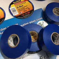 Băng Keo Điện 3M Scotch 35 Màu Xanh Dương