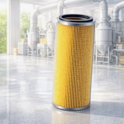 Lõi lọc gió cellulose vàng DCF.vn cho hệ thống lọc bụi