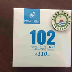 Giấy Lọc Cặn Thí Nghiệm TB Newstar 102 ĐK 110mm