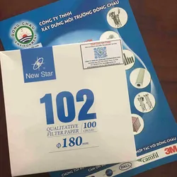Giấy Lọc Thí Nghiệm Newstar 102 Đường Kính 180mm