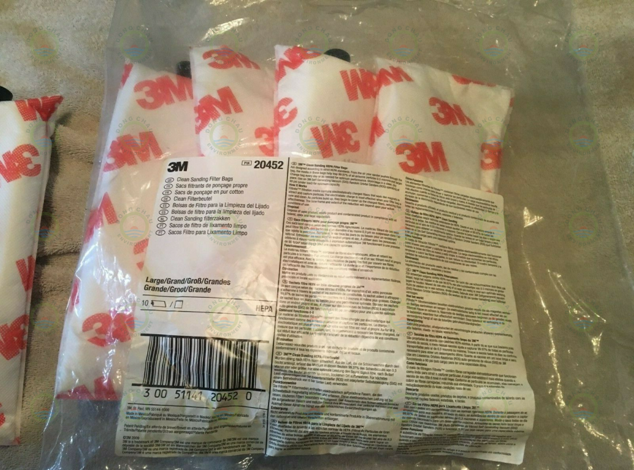 Túi lọc bụi cho máy chà nhám 3M 20452