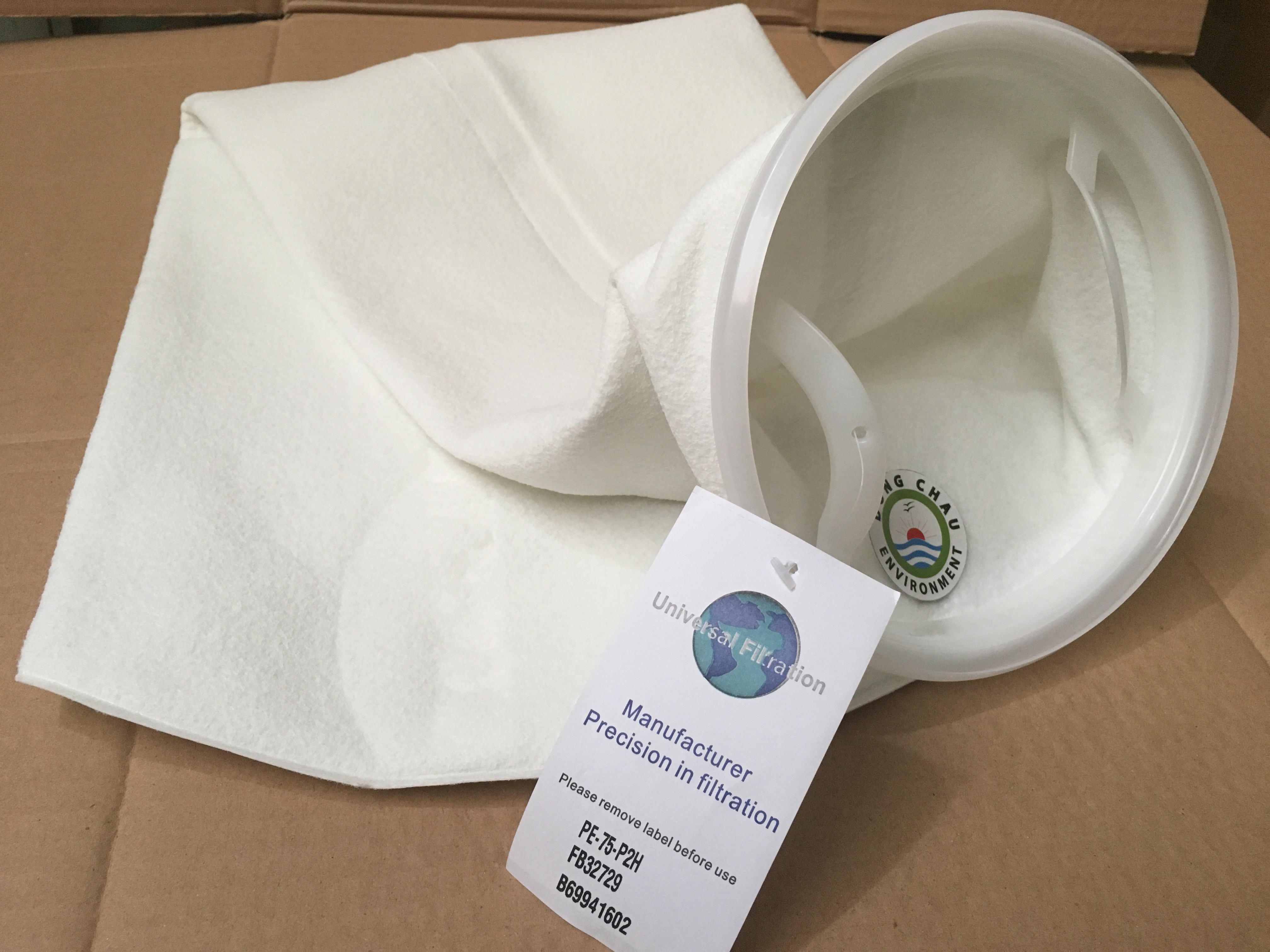 liên hệ đông châu phân phối Túi lọc PE 75 micron size 2