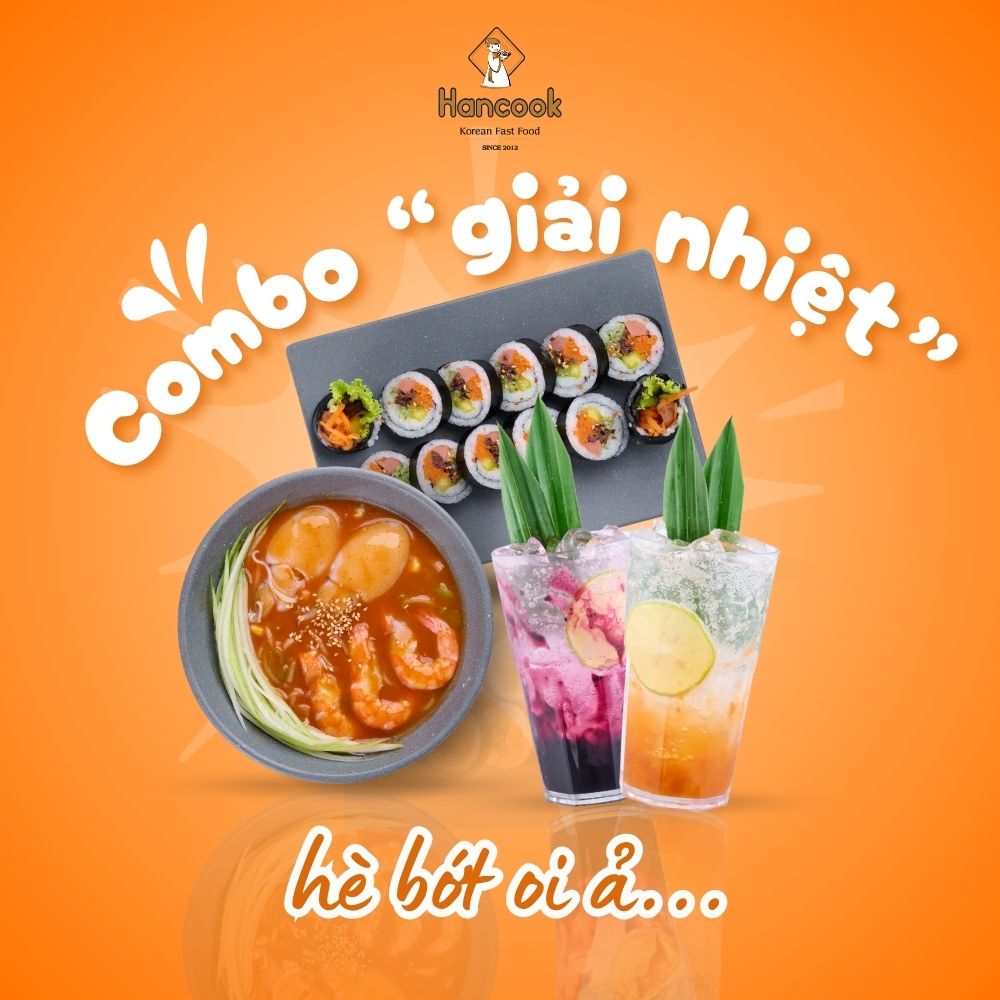 "Combo Giải Nhiệt": Bibim Guksu, kimbab và soda cho những ngày nắng nóng "Combo Giải Nhiệt": Bibim Guksu, kimbab và soda cho những ngày nắng nóng