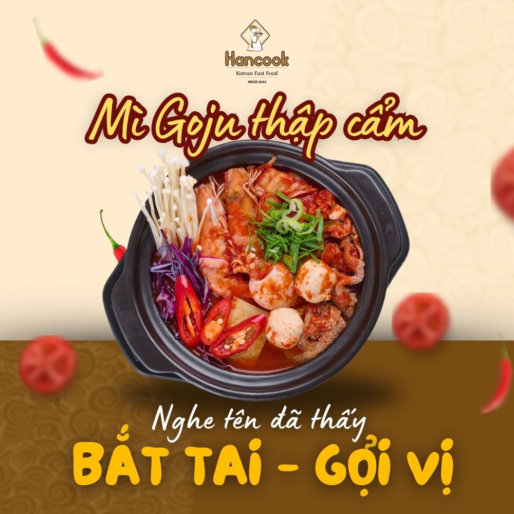 Mì Goju Thập Cẩm - Bắt tai, Gợi vị!