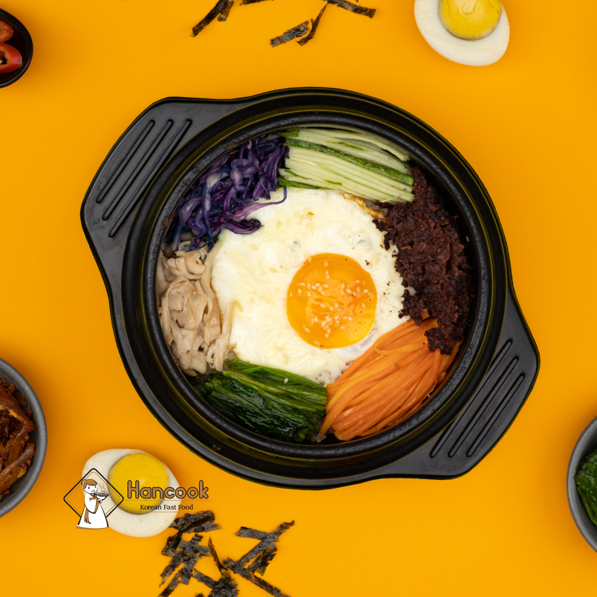 Cơm Bulgogi được chế biến theo triết lý ngũ sắc của Hàn Quốc Cơm Bulgogi được chế biến theo triết lý ngũ sắc của Hàn Quốc