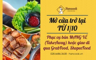 Hancook mở cửa trở lại từ 1/10/2021