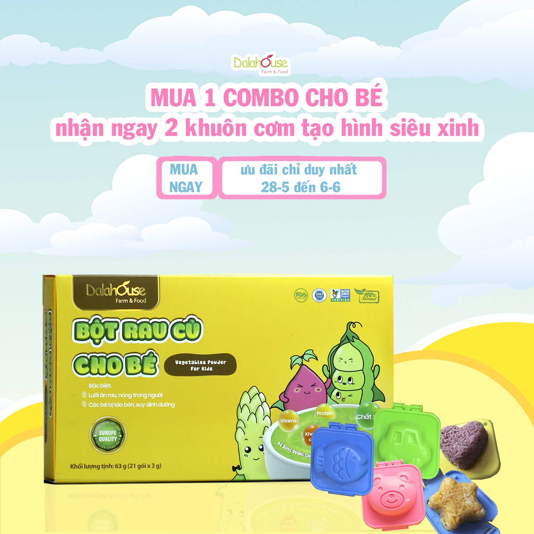 Vegetable Powder For Kids