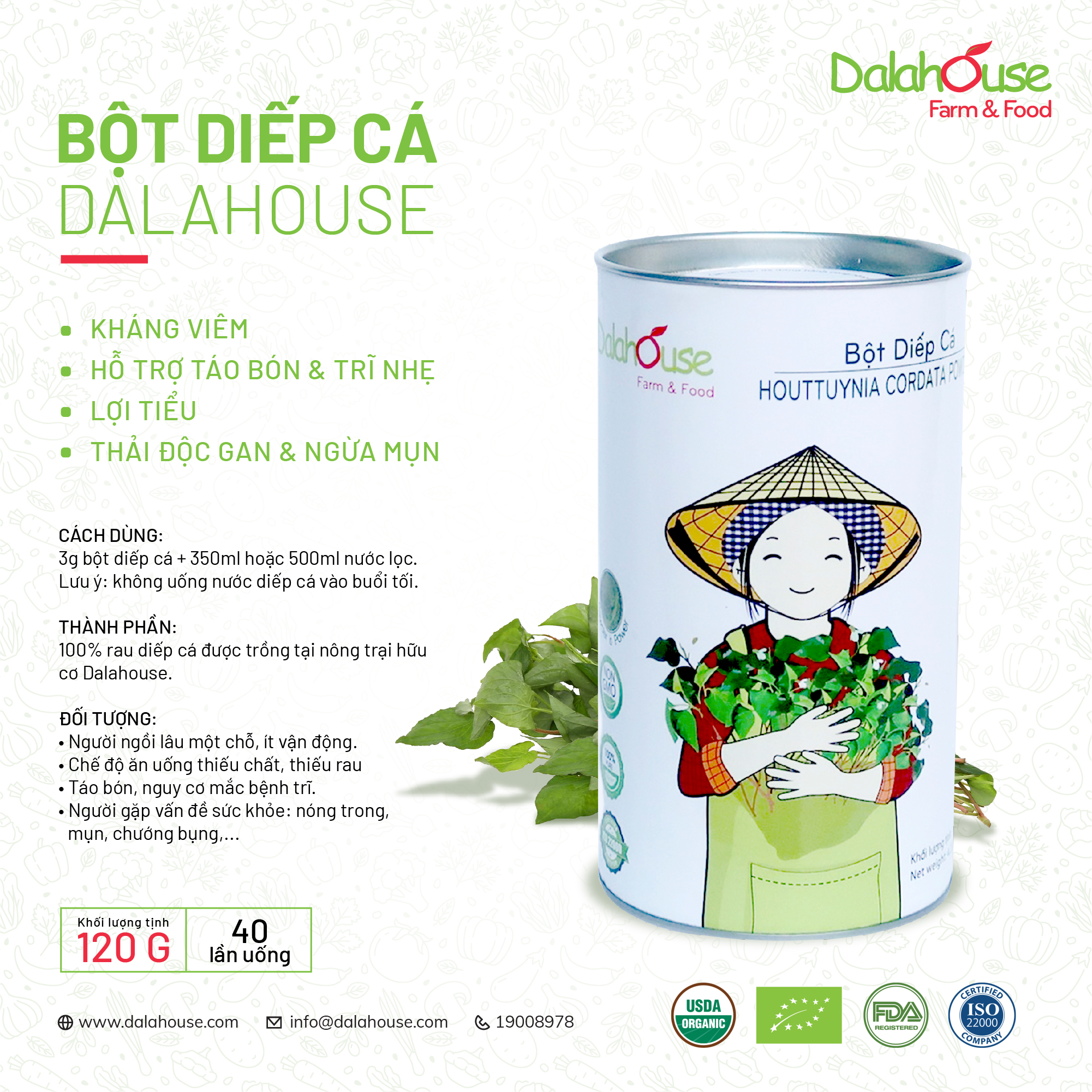 BỘT DIẾP CÁ 60gr
