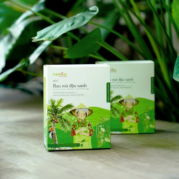 Bột Rau Má Đậu Xanh Dalahouse 200g