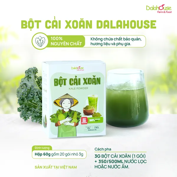 BỘT CẢI XOĂN DALAHOUSE 60g/120g