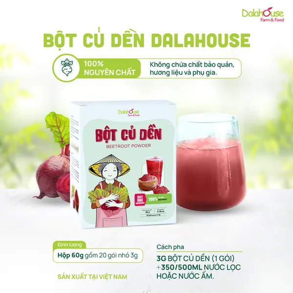BỘT CỦ DỀN DALAHOUSE 60g/120g