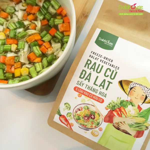 Rau Củ Đà Lạt Sấy Thăng Hoa Dalahouse