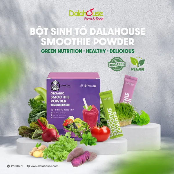 Bột Sinh Tố Tổng Hợp Organic Smoothie Powder