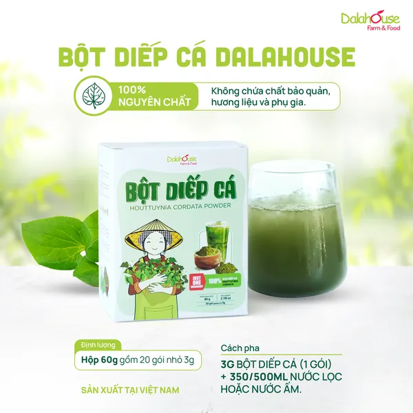 BỘT DIẾP CÁ DALAHOUSE 60g/120g