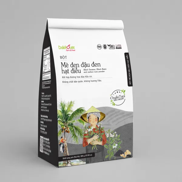 Bột Mè Đen Đậu Đen Hạt Điều Dalahouse