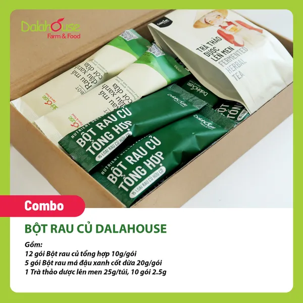 Combo Bột Rau Củ Mix Dalahouse