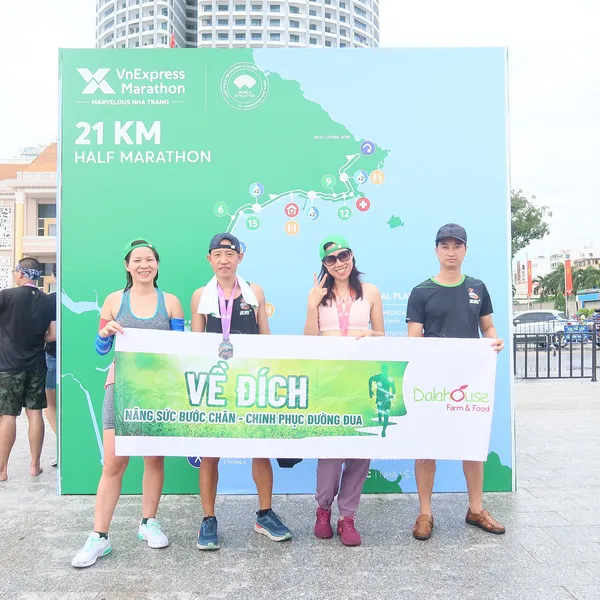 Năng lượng Xanh đồng hành cùng runners trong mùa giải VnExpress Marathon Nha Trang 2022