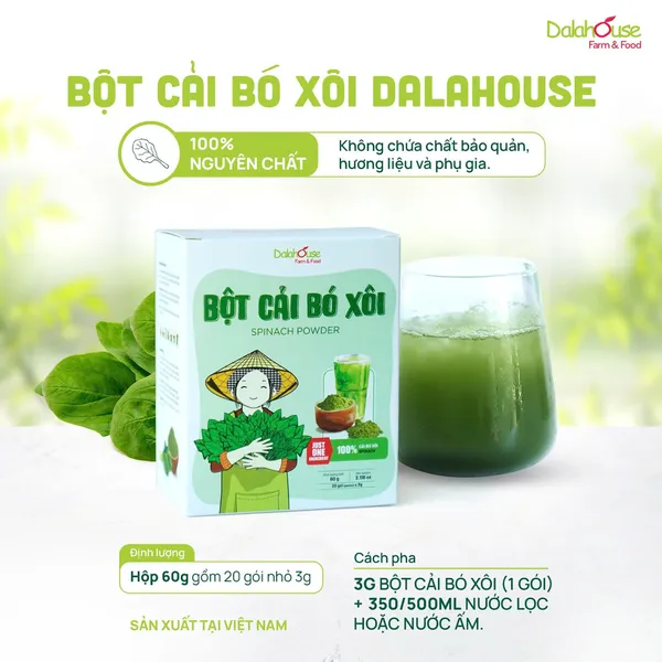 BỘT RAU BÓ XÔI 60g/120g