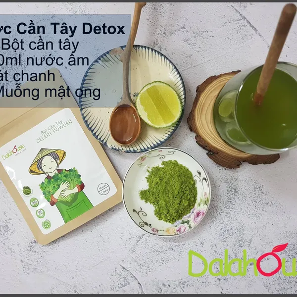 CÔNG THỨC NƯỚC CẦN TÂY -CHANH- MẬT ONG