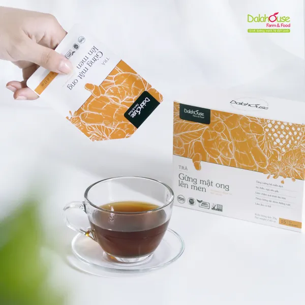 TRÀ GỪNG MẬT ONG LÊN MEN 75gram