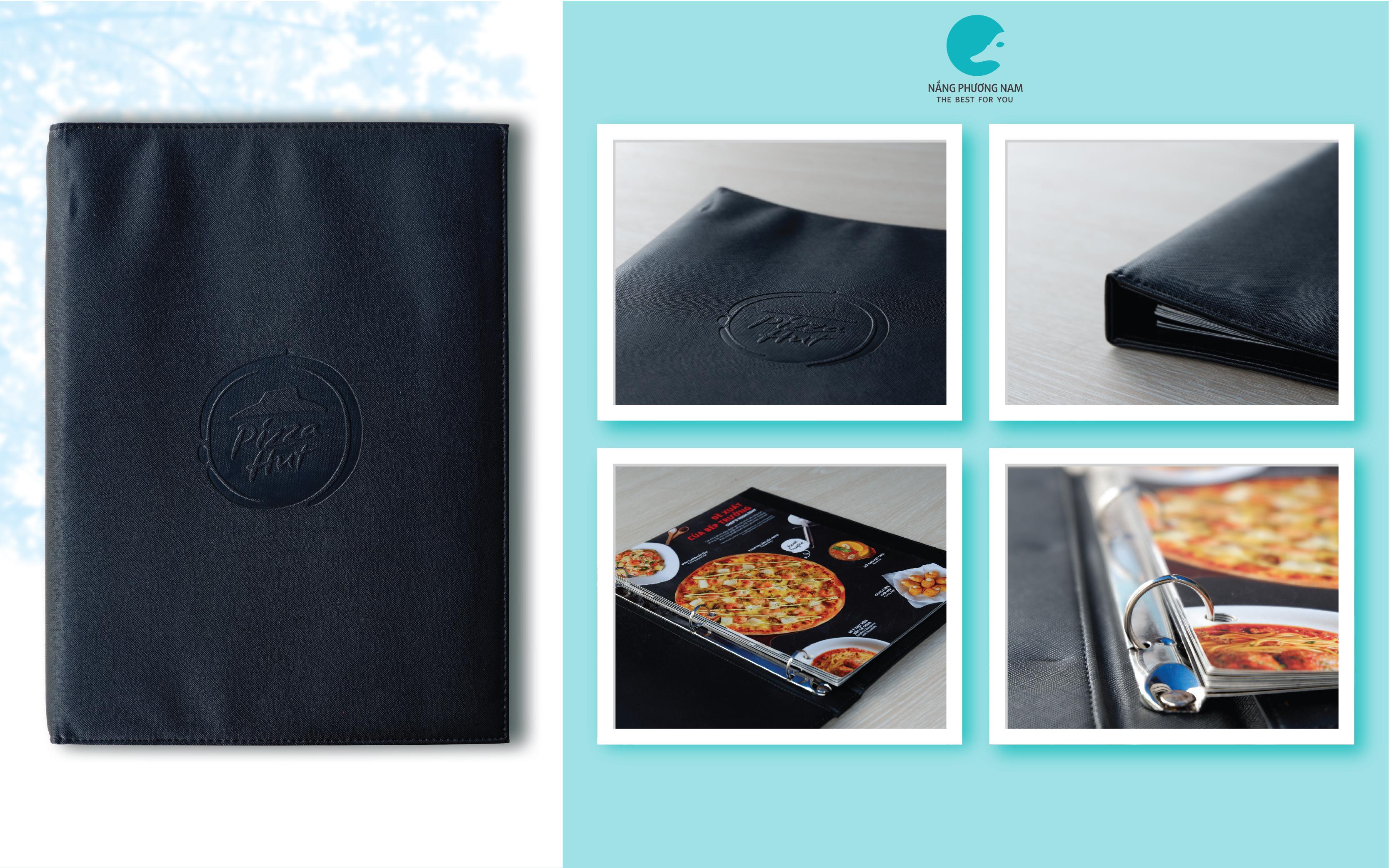 Làm menu nhà hàng PizzaHut Làm menu nhà hàng PizzaHut