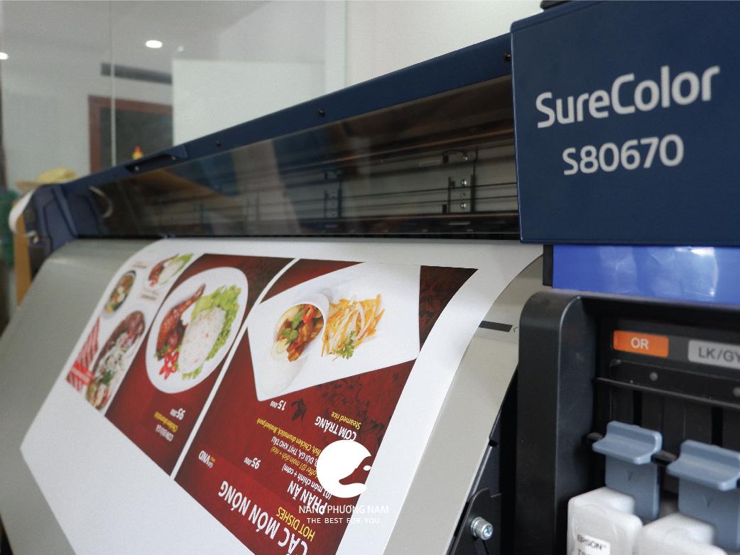 Thiết kế menu board - máy in hiệt đại Thiết kế menu board - máy in hiệt đại