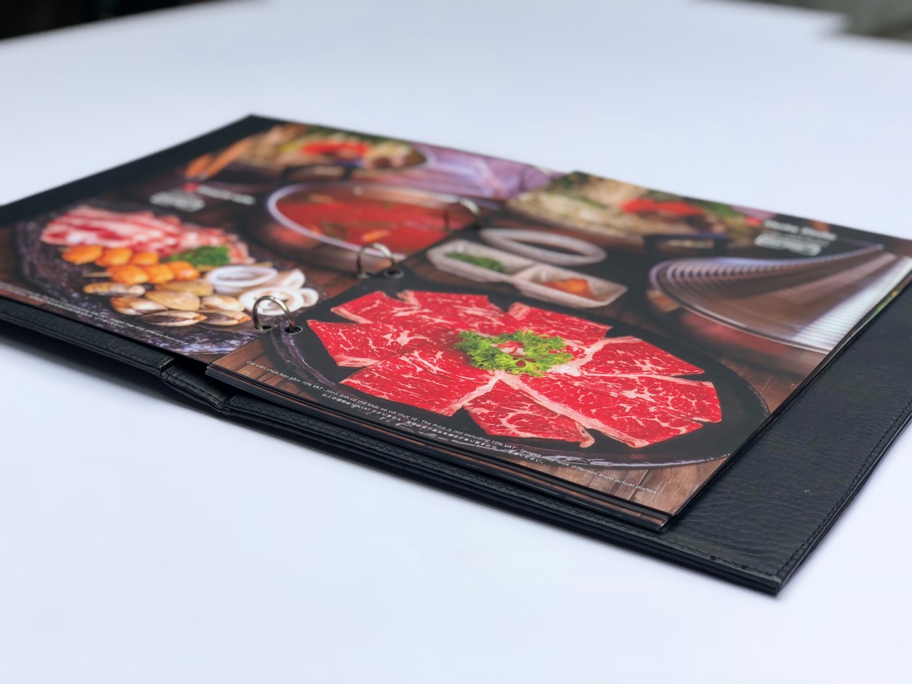 Ruột menu nhựa Ruột menu nhựa