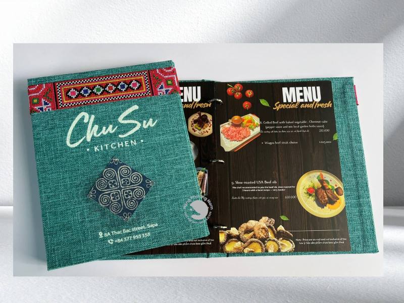 menu-bia-vai-in-uv mẫu menu bằng bìa vải
