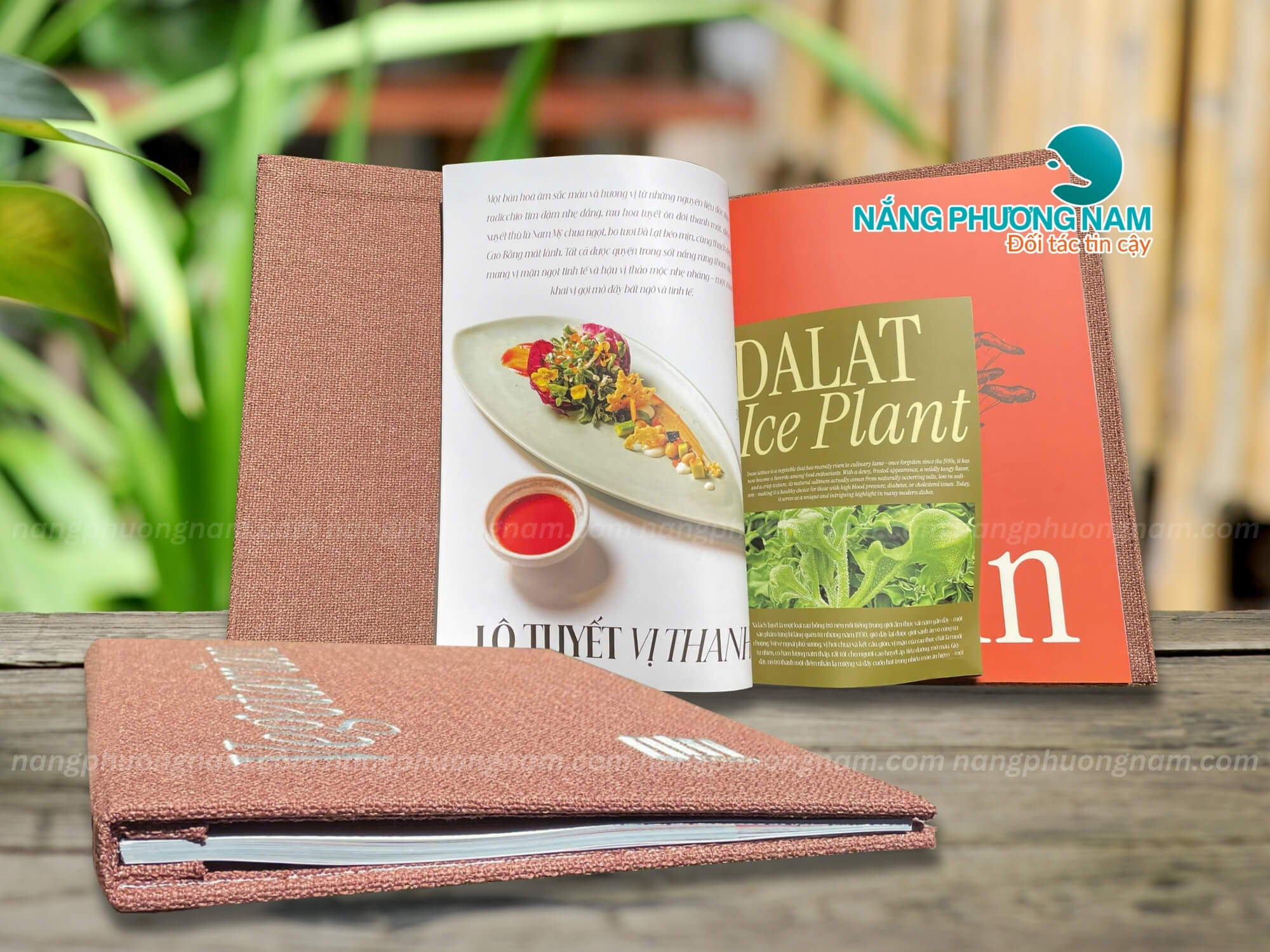 thiet-ke-in-an-menu-dep Thiết kế bằng menu bìa vải linen bền đẹp