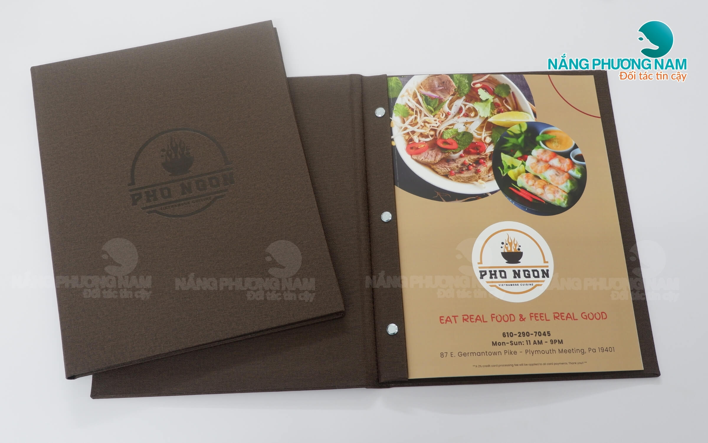 in-menu-quan-an In menu nhà hàng Phở Ngon