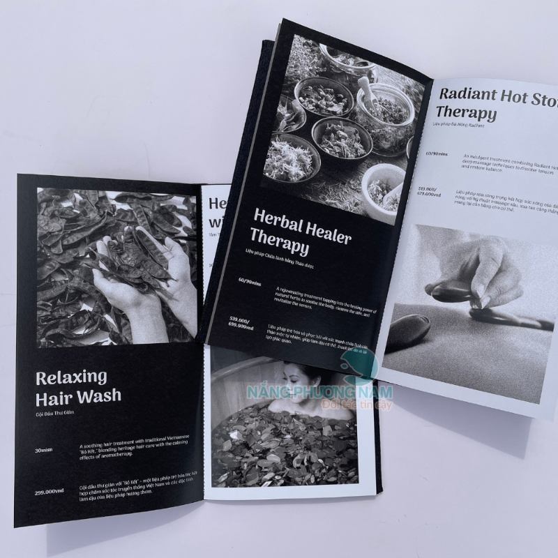 in menu spa in menu spa