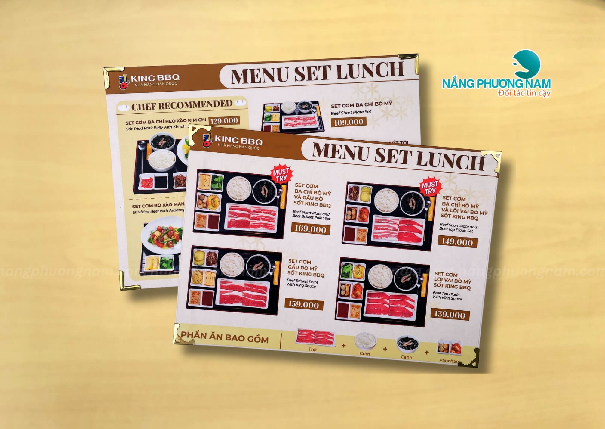 menu-cam-tay-nha-hang-king-bbq menu cầm tay đẹp cho nhà hàng king bbq