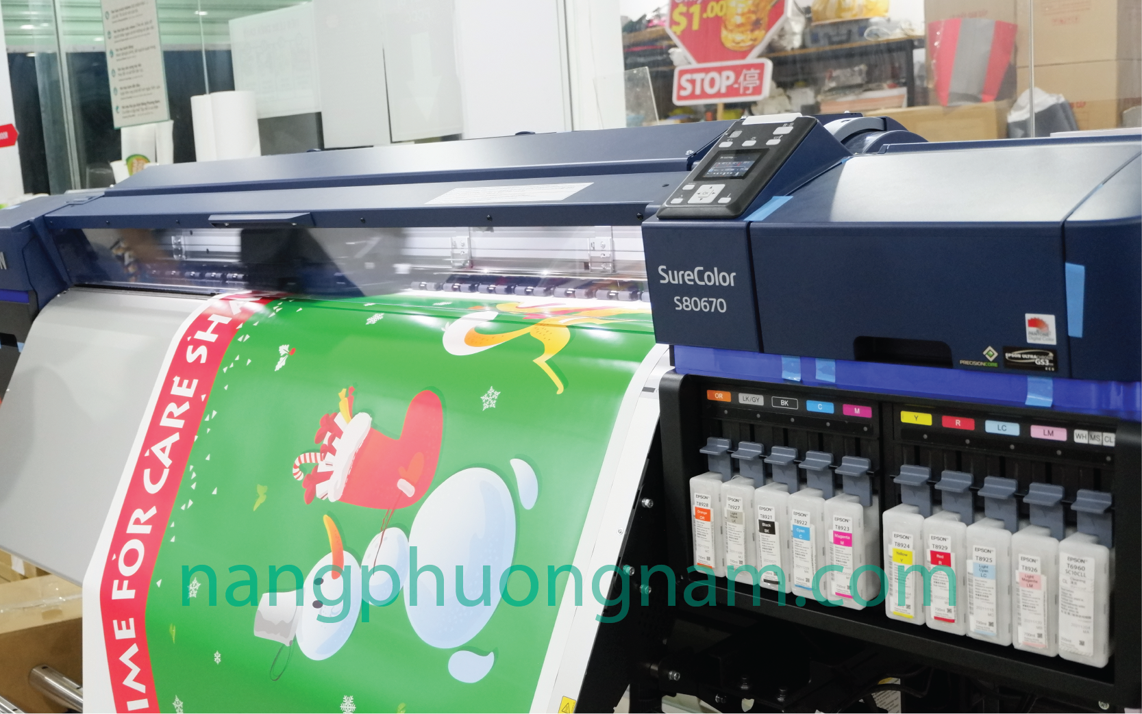 trang trí noel cửa kính trang trí noel cửa kính