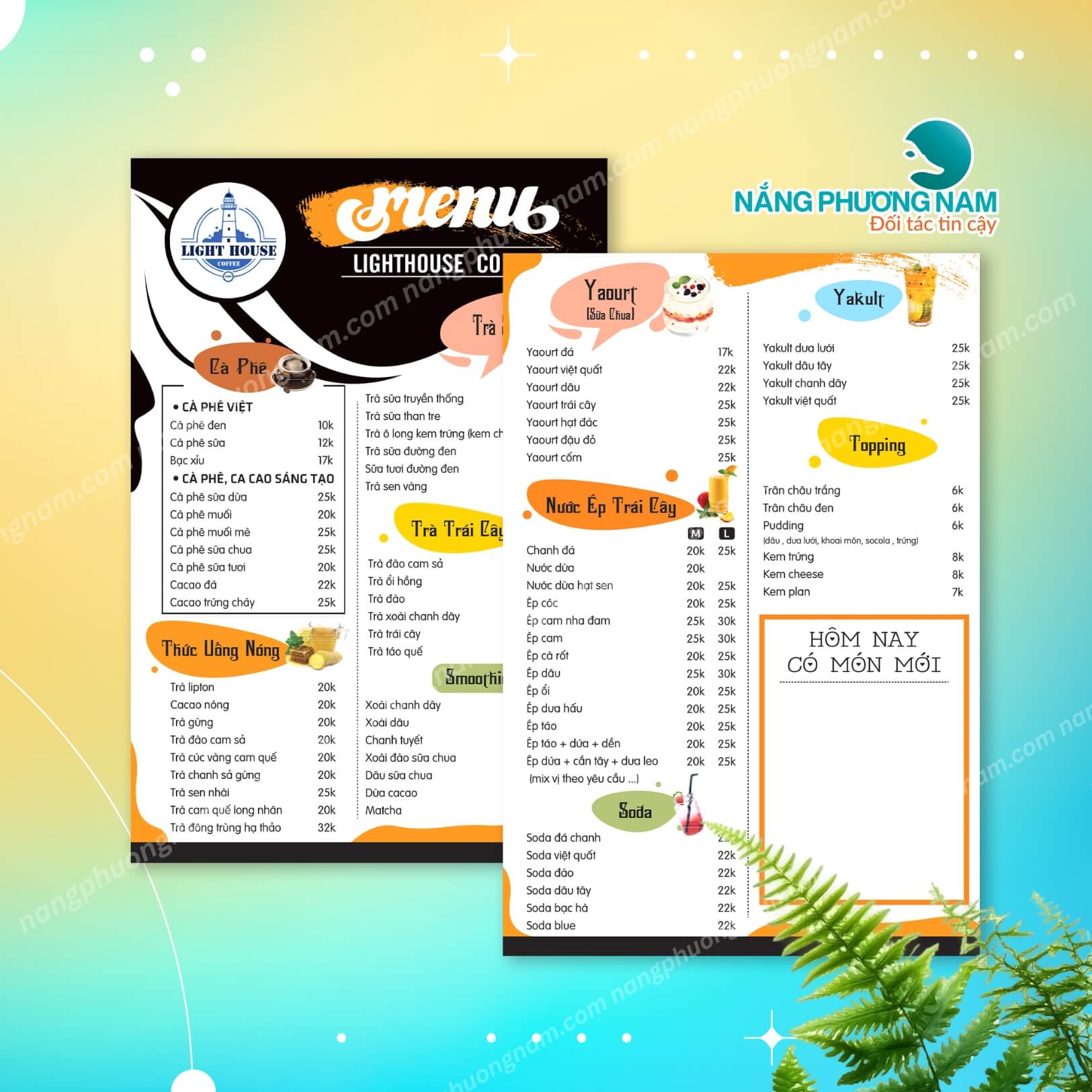 menu-quan-cafe menu quán cafe