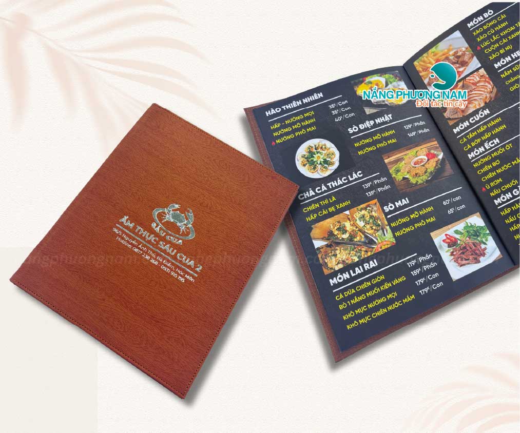bia-menu-da Thiết kế menu bìa da đẹp