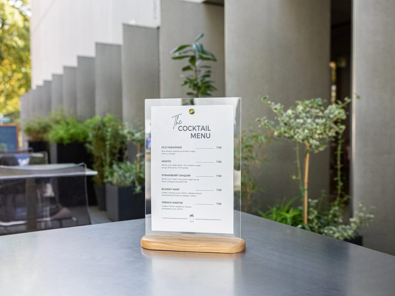 menu-de-ban-cho-quan-ca-phe menu để bàn quán cà phê